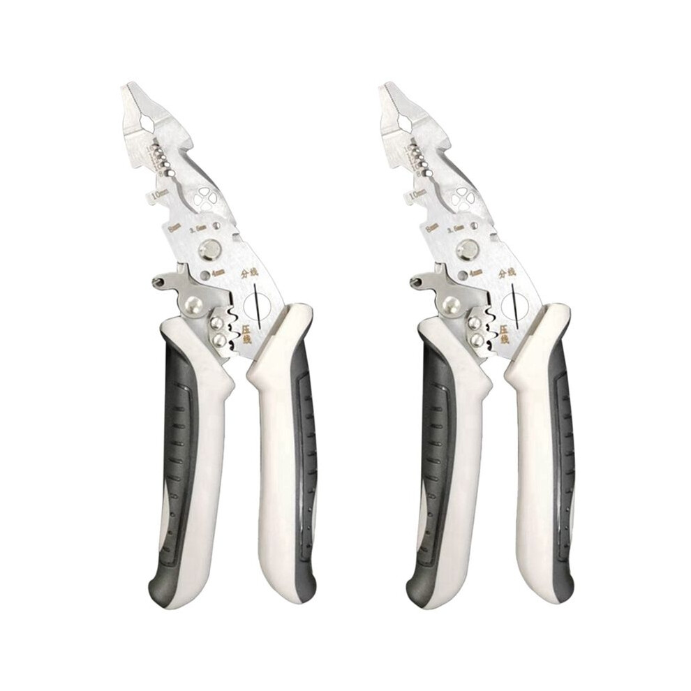 2X Multipurpose Wire Stripper,Heavy Duty Electrical Wire Stripping Tool, Wire Strippers And Crimping Tool 6034189251612