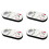 4X Universal Network Wire Stripping Tool for Cat5E, Cat6,Cat7, Cat8 - Coaxial Cable Stripper, Pocket Cable Stripper Tool 1