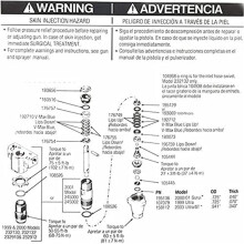 244194 Kit de Empaquetadura de ReparacióN de Bomba Posventa para Rociador de Pintura Sin Aire 390 395 490 495 595 3400 Compatible (Paquete de 6)