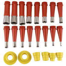 22Pcs Stainless Steel Caulk Nozzle Applicator Caulking Finisher Glue Silicone Sealant Finishing Tool Kitchen Bathroom