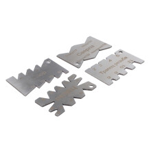 4Pcs Screw Cutting Gauge Machining Threads Angle Gauges Stainless Steel Measuring Tool Gauging Tools