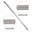 Double Side Scale Stainless Steel Straight Ruler Measuring Tool 50cm 3
