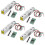 Digital Load Cell Weight Sensor-4 Sets 1KG Load Cell HX711 AD Weighit Amplifier Module Pressure Sensor Cell Amplifier 1