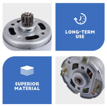 RS550 18V 19500 RPM Motor with Two-Speed 11 Teeth and High Torque Gear Box for Electric Drill/Screwdriver