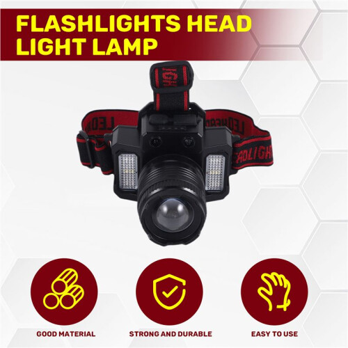 LED  Light Rechargeable  Light for Adults, 360 Adjustable Angle Headlight Flashlight Motion Sensor for Fishing 2