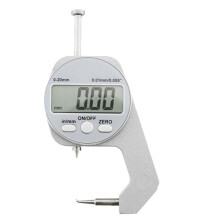 DickenmessgeräT mit Digitaler Anzeige, Elektronisches LCD-Mikrometer, Metrisches WandstäRkenmessgeräT, 0-20 Mm, Ellbogenform