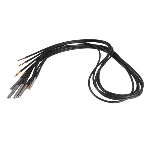 10Pcs Waterproof DS18B20 Temperature Sensor, Digital Temperature Thermal Cable Temperature (-55- +125) - 1 Meter/3.2Ft 2