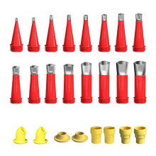 24Pc Stainless Steel Caulk Nozzle Applicator Caulking Finisher Glue Silicone Sealant Finishing Tool for Kitchen Bathroom