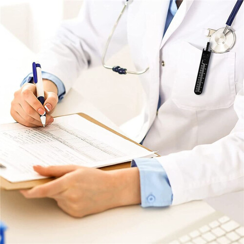 EKG-Messschieber EKG-Messschieber-MessgeräT mit Lineal Schwarzer Messschieber-Teiler für Krankenschwester oder Arzt 1