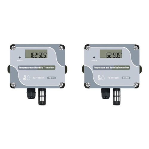 2X RS485 Temperature Humidity Sensor Modbus RTU Temp Sensor Digital Industrial Temp and Humidity Transmitter
