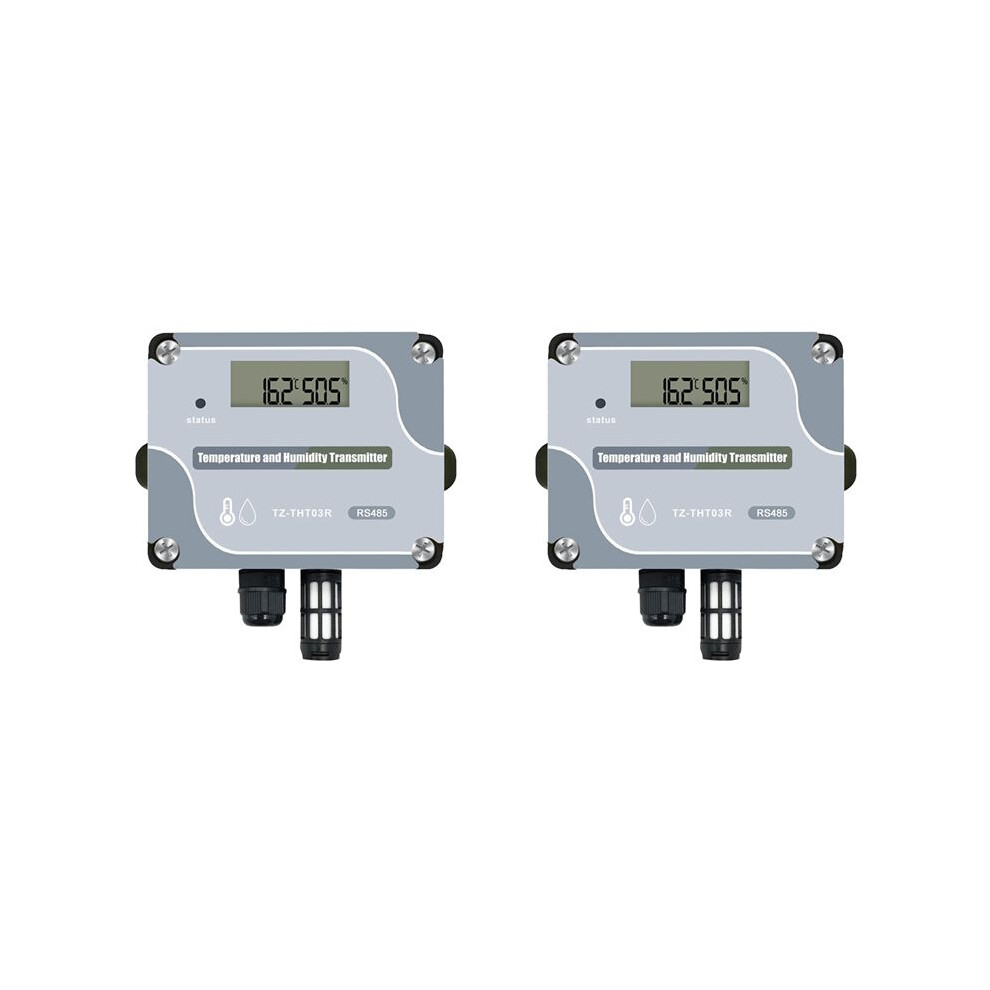 2X Rs485 Temperature Humidity Sensor Modbus Rtu Temp Sensor Digital Industrial Temp And Humidity Transmitter 6032562117173
