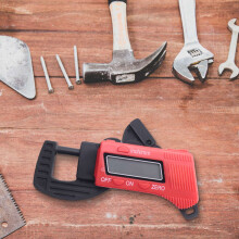 0-12.7mm Plastic Carbon Fiber Composites Digital Thickness Caliper Micrometer Gauge