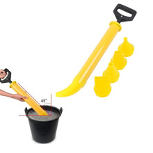 Caulking Gun with 5 Nozzles Grouting Mortar Sprayer Cement Lime Pump Grout Filling Tools Applicator Hand Tools