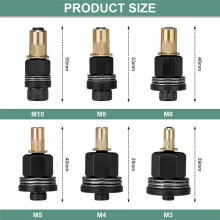 Rivet Nut Tool Set M3-M10 pour Manuel et Électrique Perceuse Opérations, Idéal pour Montage et Réparations