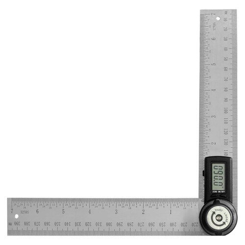 Digitaler Winkelmesser, Edelstahl, 7 Zoll, 200 mm
