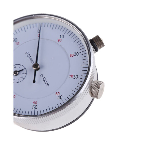 Dial Indicator Gauge 0-10mm Meter Precise 0.01 Resolution Concentricity Test 2