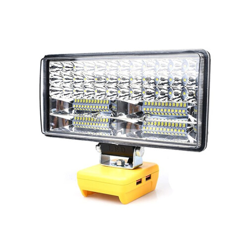 8Inch 84LED Work Light Portable Cordless Tool Lamp Spotlight Emergency Lighting Flashlight for  18V 20V Battery 1