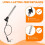 Stainless Steel Quick Release Pin 8mm Diameter  Locking Pin with Push Button Lanyard Cable Usable Length 50mm 10