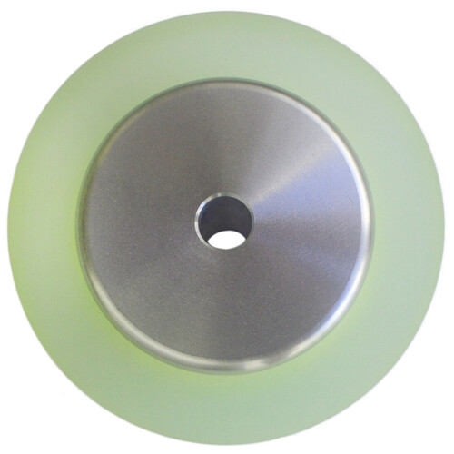2 Pcs Aluminum Polyurethane Industrial Encoder Wheel Measuring Wheel for Measuring Rotary Encoder 100mm & 200mm 2