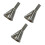 Mango Triangular de 3 Piezas, Longitud de 18 mm, Excepto para Taladro de Pulido de Tornillo de Rebaba, Herramienta de Biselado, Diámetro Adecuado de 1