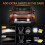 Luz de Trabalho LED Quadrada de 4 Polegadas com Kit de Chicote Elétrico, Luz de Direção Off-Road Âmbar Branca para Caminhão, SUV, ATV, , Picape 10