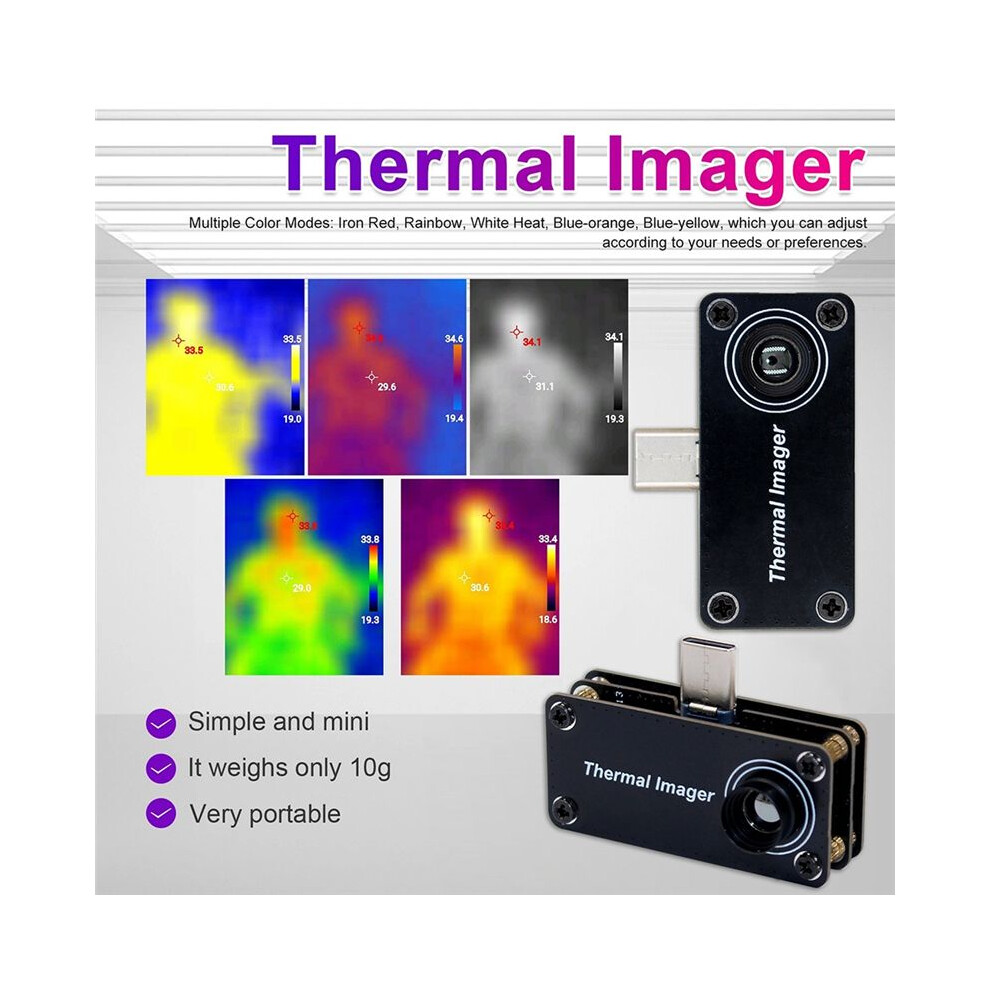 Infrared Thermal Imaging Camera Temperature Measurement Tool Type-C For Android Phones 6031094922699