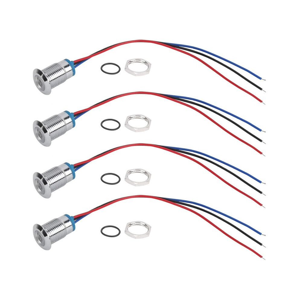 Pre-Wi Led Indicator 12Mm 12Vâ24V Dual Colors Common Anode Led ( ), Buttons And Indicators Light/Red 6032615988804