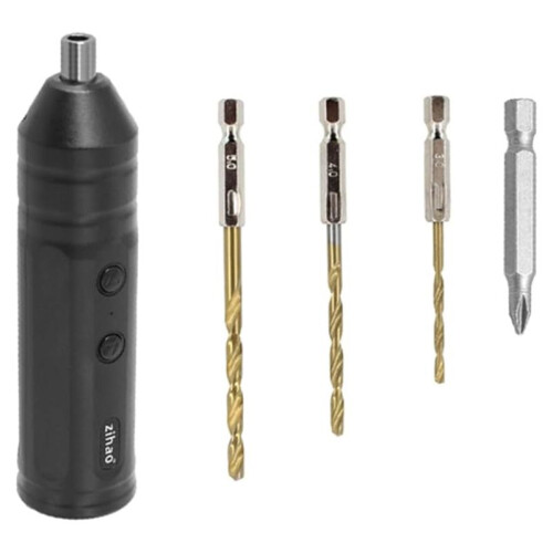 Cordless Electric Screwdriver USB C Rechargeable  Drill Power Tools Set