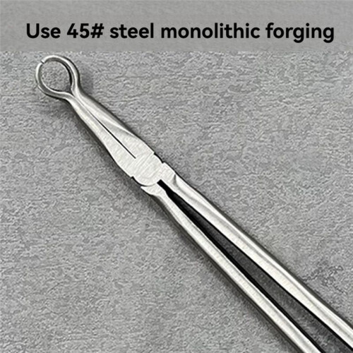 Alicate de Ponta Fina o-Bend de 16 Polegadas e 400 mm, Além de Alicate de Boca Longa para Reparo de Automóveis e Pesca, Alicate com Cabo Longo e 2