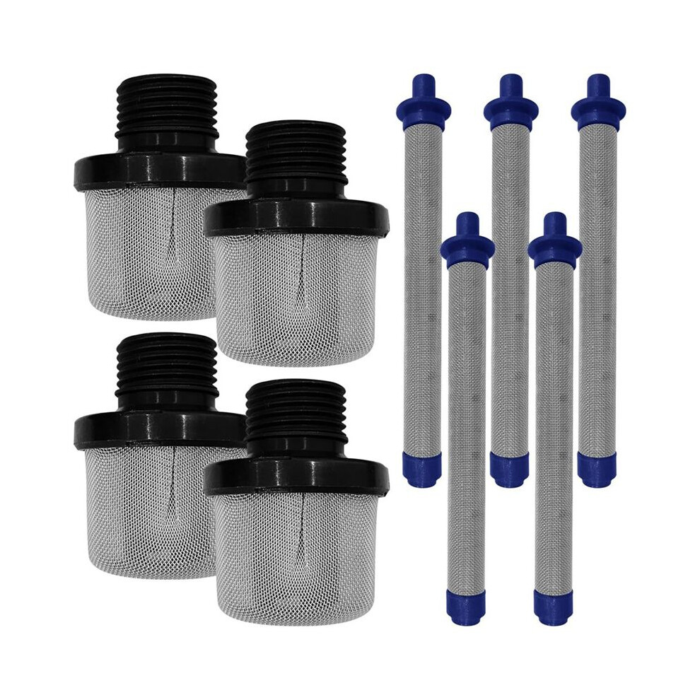 4Pcs 288716 3/4Inch Inlet Strainer Strainer And 5Pcs 288749 Airless Sprayers Filter Kit Fits Airless Paint Sprayers 6032010397072