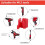 4 Pc Tools Power Battery Mounts Storage for  M12 12V Holder Drill Tools Holder Wall Mount Storage Bracket Base 1