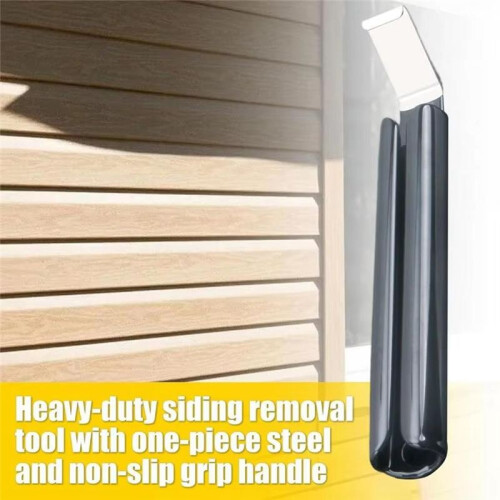 Siding Tool Siding Zipper Tool with Long Non-Slip Grip Handle House Side Installation Tool Deck Board Removal Tool Home 2