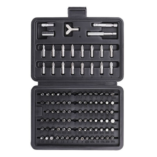 Multi Combo Kit Screwdriver Bit  Set 100 Piece Bit Box Hss Twist Drill Set Woodworking Accessorie for Power Machine