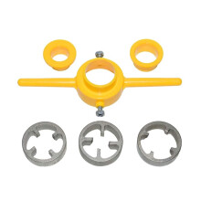 PVC Pipe Threader NPT Thread Tap Die Set Plumbing PVC Thread Tool Screw Die Set Hand Tool Pipe Threader Plumbing Tool