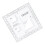 Coordinate Scale Practical Transparent Topographical Map Scale Navigation Military Protractor 6