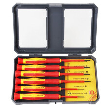 Outil de Réparation de Voiture Magnétique Portable avec Étui 1000 V Ensemble de Tournevis Isolés Pratiques 6 Pièces/Ensemble