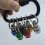 Katerk 6pcs Hex Shank Screwdriver Bits Holder Set with Black Carabiner, Quick-Change, 4