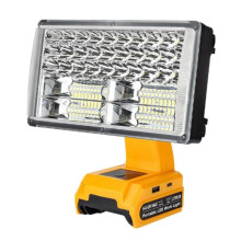 For 14.4-20V Lithium Ion Batteries LED Work Light 30W 3300LM Jobsite Light Cordless Handheld Spotlight