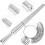 Metal RingSizing Tool Set with FingerSizing Mandrel RingSizing Jewelry Tools, 4 Pieces 2