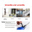 Table Vise, 360 Degree Bench Rotate Clamp- Grinder Holder, Electric Drill Stand Bracket, Universal Machine Tools 4