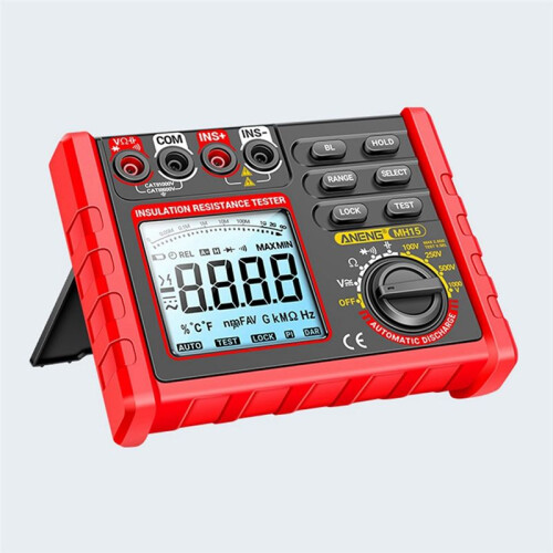 ANENG MH15 Insulation Resistance Multifunctional Digital Meter Automatic Discharge AC/ Voltage LCD Megohmmeter Tester Tools 1