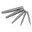 5 PCS Screw Extractor Set,Square Type Straight Fluted Screw Extractor Set Easy Out Removal Tool 4