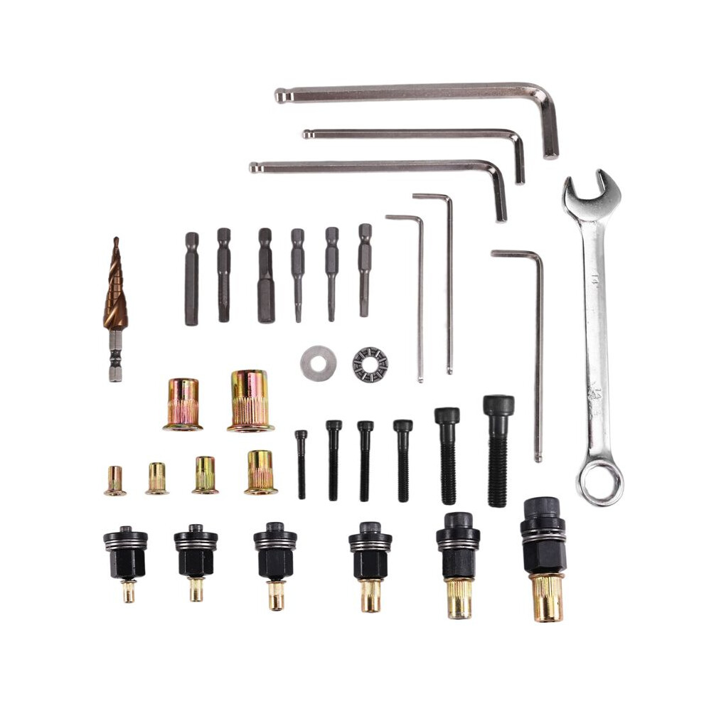 Manual Rivet Nut Tool Rivet Nut Gun Drill Adapter Tool Pull Female Rivet Tool M3 M4 M5 M6 M8 M10 Rivet Tool 6034088863428