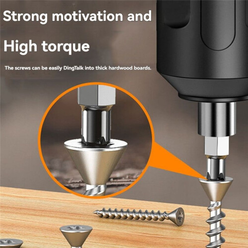 Usb Cordless Small Electric Screwdriver  Hand Drill Electric Driver Household Screwdriver Tool Set Home Repair Tools 2