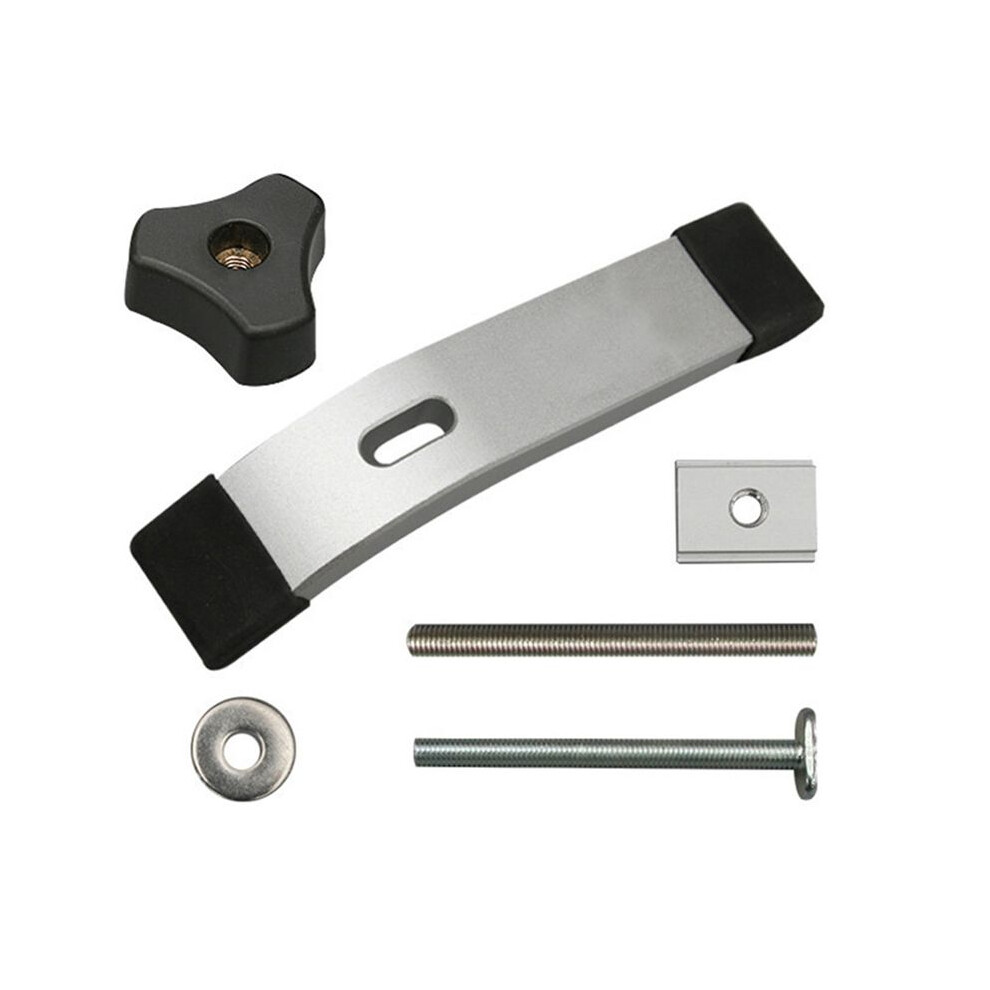 T-Track Hold Down Clamp With T Bolts Silder Aluminum Alloy Woodworking Clamps For Routers Drill Presses Table Saw 4714269445309