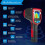 NF-521 Thermal Camera Portable Infrared Camera Digital Display Heating Detector Handheld Temperature Imaging Imager 1