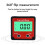 4x90 Degree 2 Button Digital Display Inclination Box Digital Level Protractor Slope Ruler Digital Display Angle Meter 3