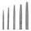 5 PCS Screw Extractor Set,Square Type Straight Fluted Screw Extractor Set Easy Out Removal Tool 6