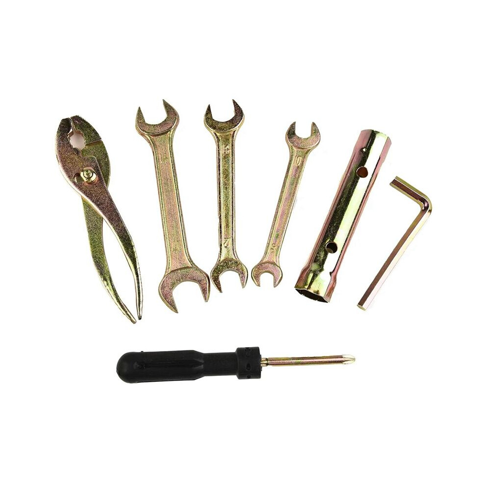 7Pcs Motorcycle Universal Repair Tool Set Screwdriver Pliers Sleeve Wrenches Kits Motorcycle Tool Kit 4711482262607
