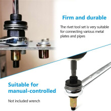 Ensemble de Pinces à Écrous à Riveter pour Outils à Écrous à Riveter M3, M4, M5, M6, M8, M10, M12, pour Machine à Riveter Manuelle